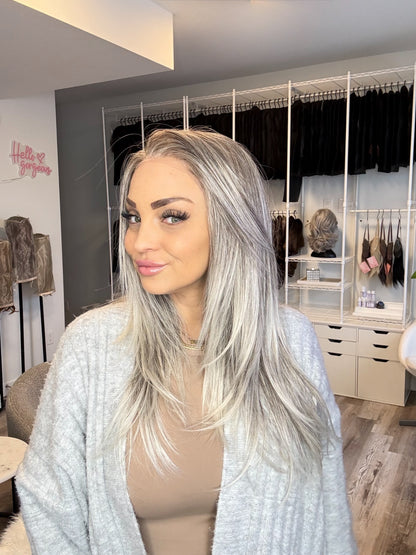 Phantom – 13x6 Lace Front Wig | 24–25” | Cool-Toned Silver Blend