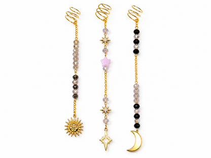 Halo & Prism Hair Charms