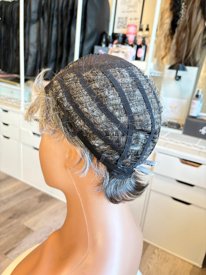 Gabor Short Grey & Black Wig | The Wig Vault