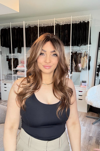 Mia Brunette Wig with Soft Waves | SWLC1261-1BR24