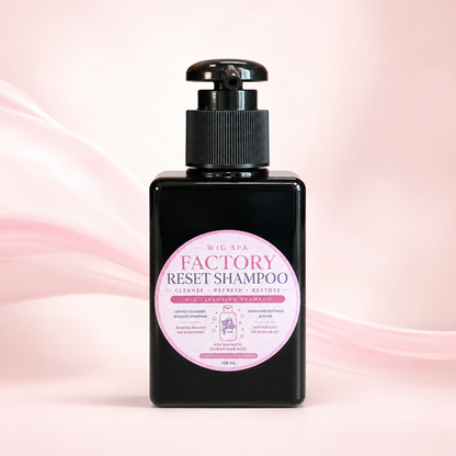 FACTORY WASH Wig Shampoo | Synthetic & Human Hair Wig Cleanser