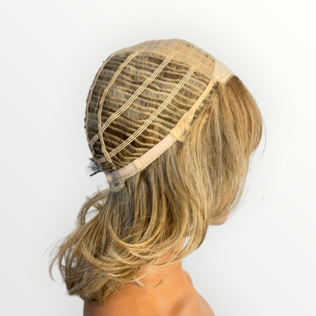 Style 26 – Wig Vault | Embrace by Raquel Welch | Open Wefted | 14” | Dark Blonde with Highlights