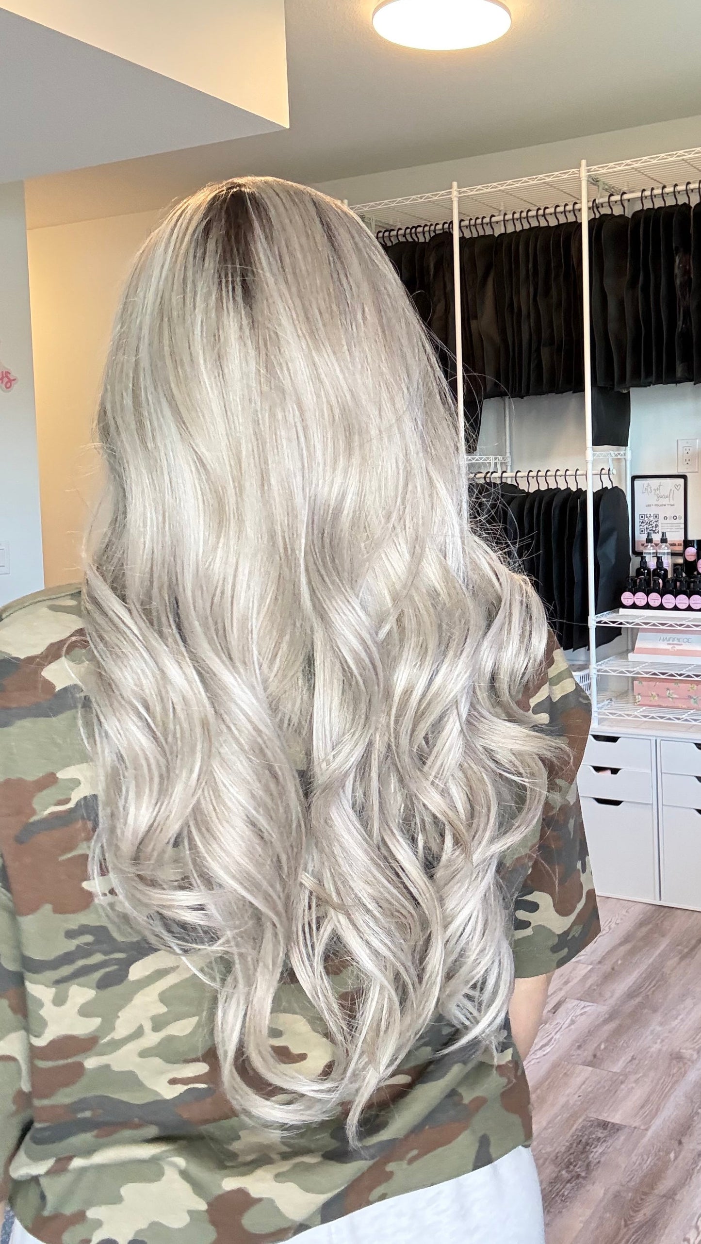 Rogue | Ash Blonde Rooted 13×4 Lace Front Wig