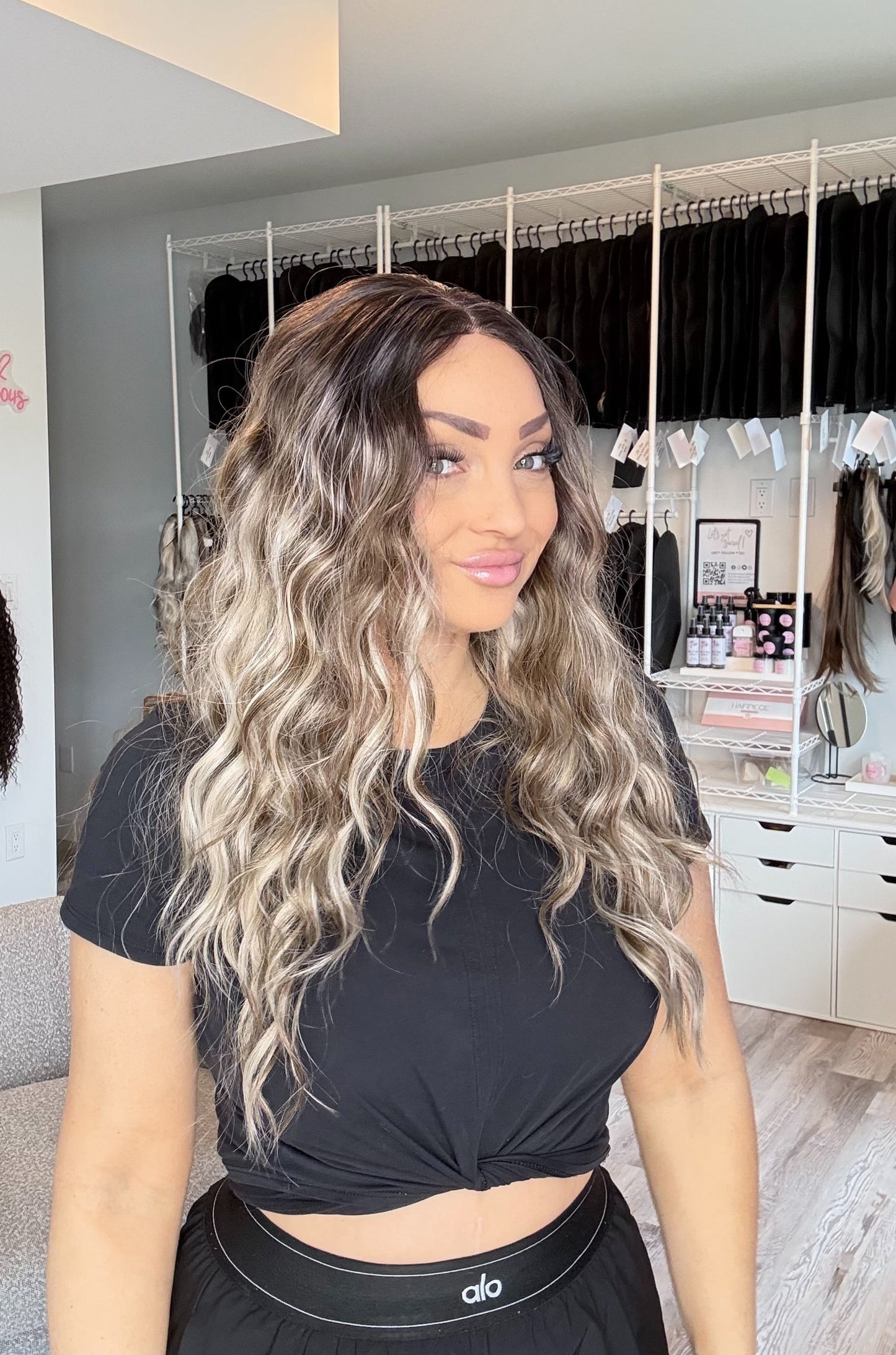 Brianna -13x6 Swiss Lace Front Wig | 24” | Dimensional Blonde Blend