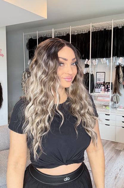 Brianna -13x6 Swiss Lace Front Wig | 24” | Dimensional Blonde Blend