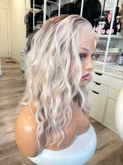 IMH-2 | 18” Scandinavian Hairline 13×4 Transparent Lace Front Wig