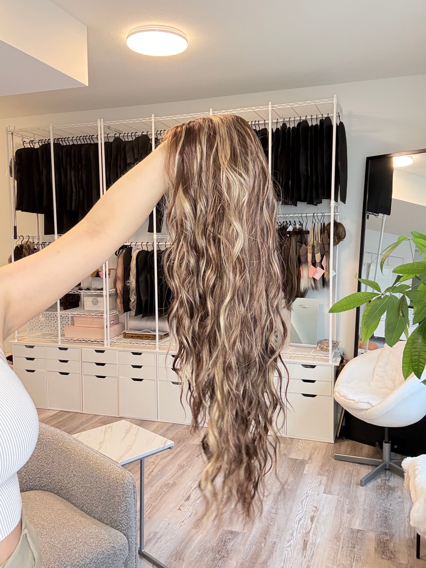 Maple Sugar | 13×3 Transparent French Lace Wig | 31” | Heat Safe Synthetic