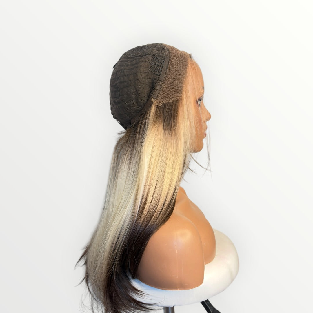 Style # 34 Avril - Wig Vault | 13x4 Lace Front | 22” | Blonde Ombre Layers