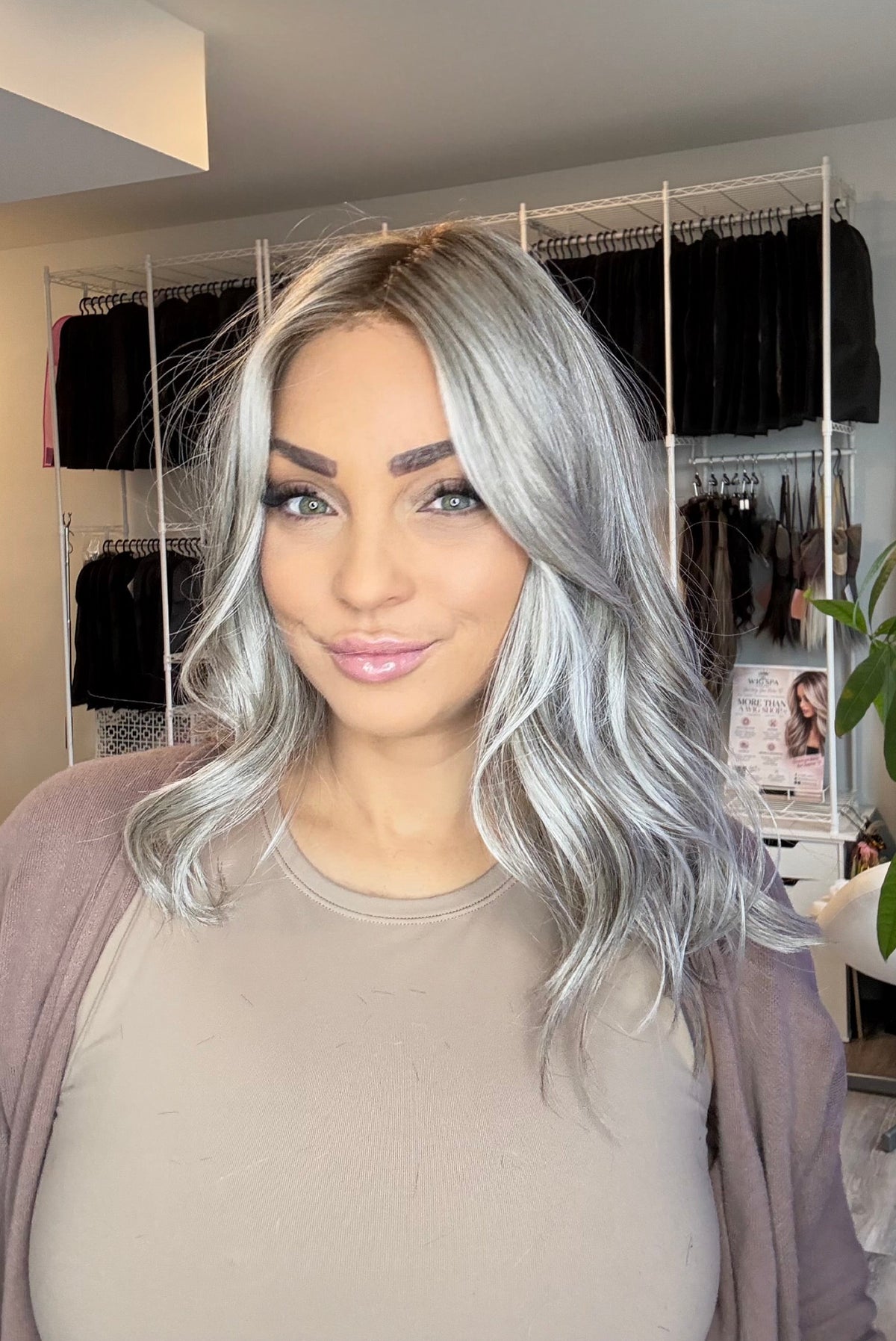 Sylvie Blonde Monofilament Wig | Synthetic Wig Canada
