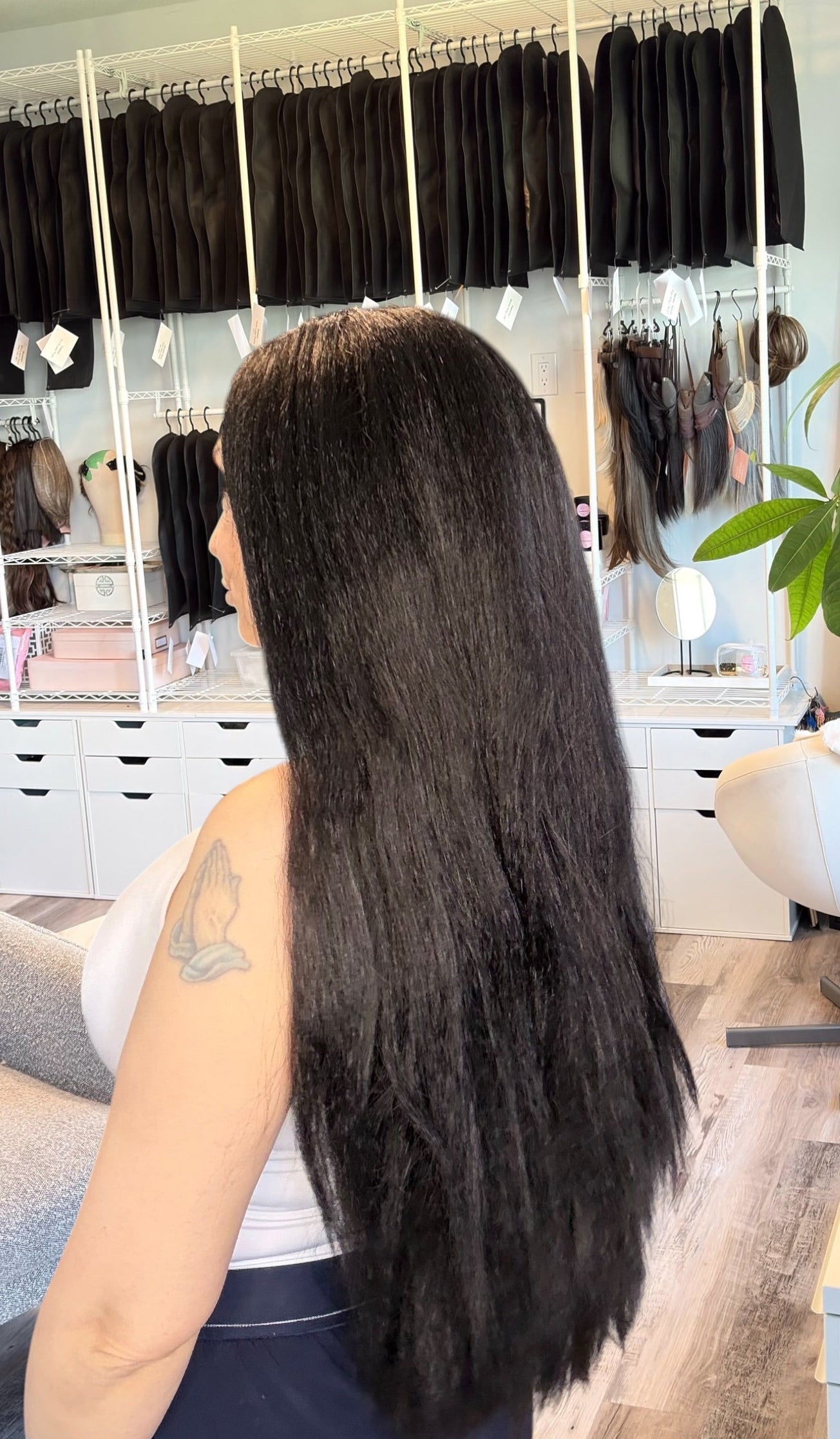 Jade | Kinky Yaki T-Part Wig | 32” | Full Density