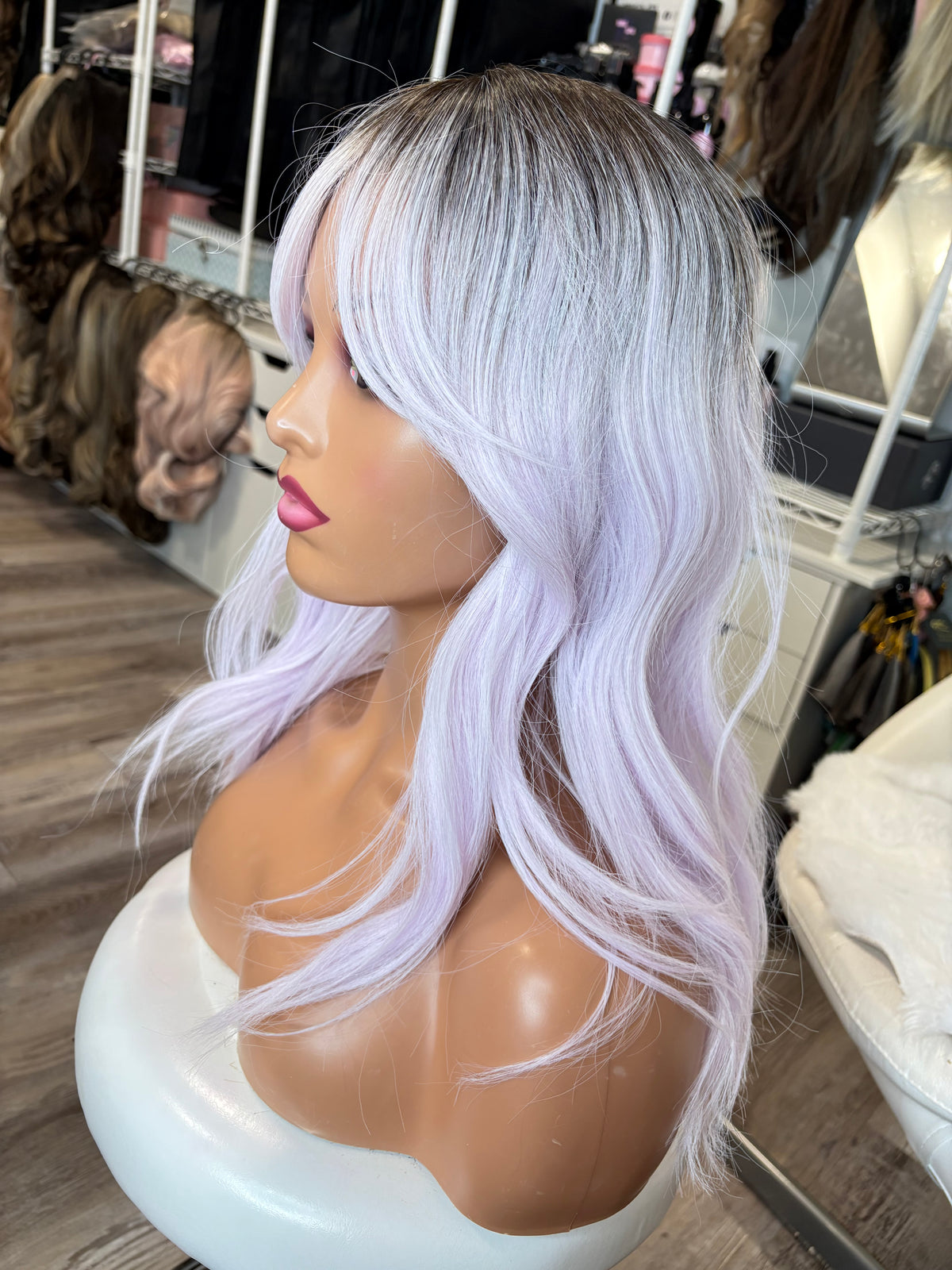 ANDROMEDA -Lavender Layered Everyday Essentials Wig
