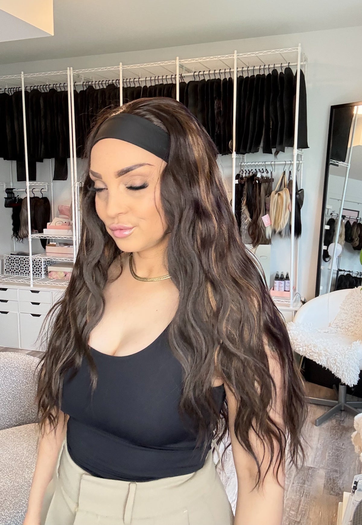 Melanie - Headband Wig | 28” | Heat-Safe Synthetic