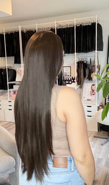 Tabitha 32” Brunette Headband Wig | One of One |Wigs Canada