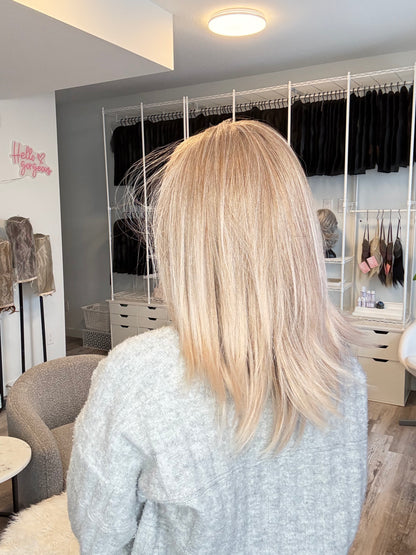 Jessie– 13x6 Lace Front Wig | 18” | Cool Beige Ash Blonde