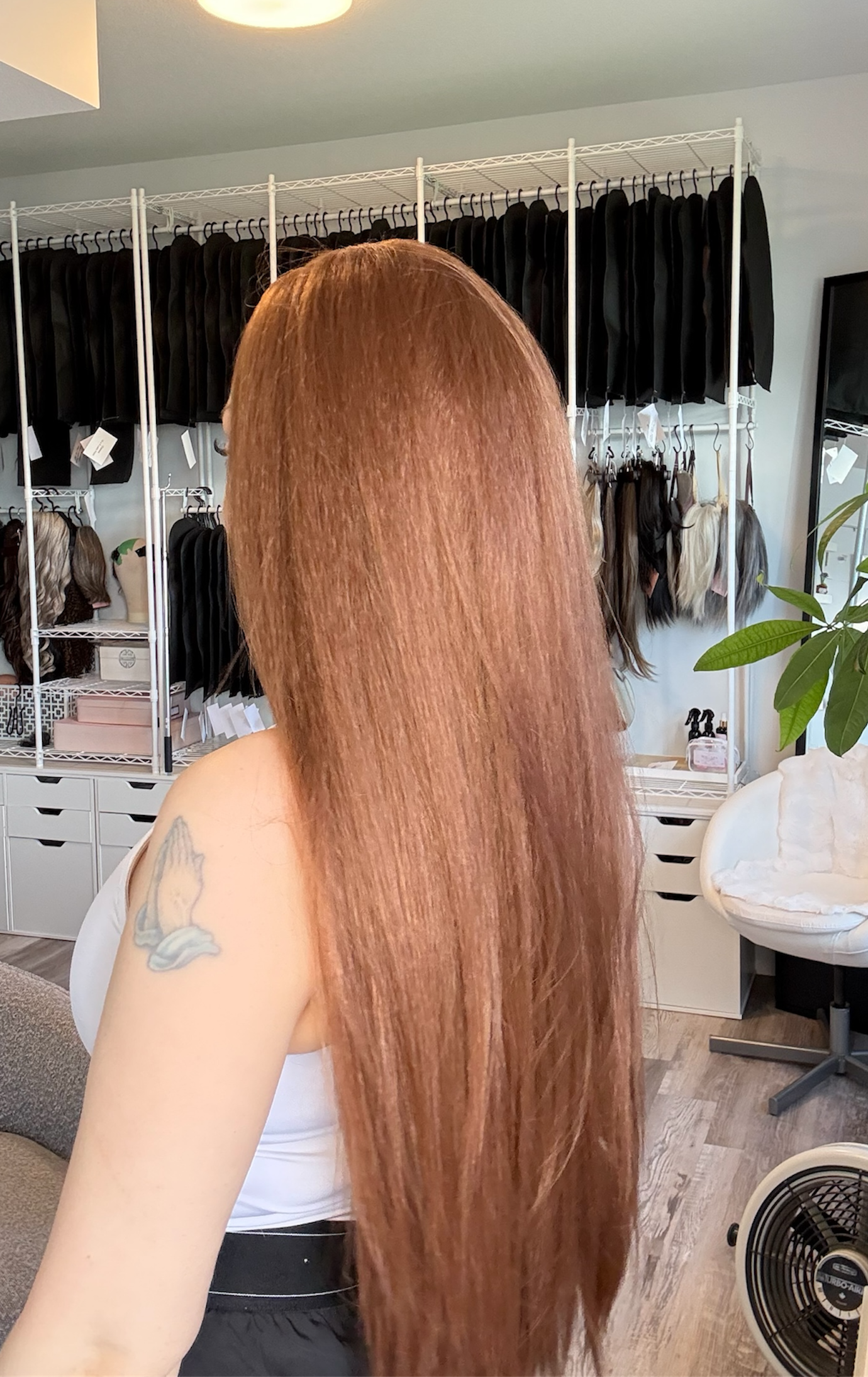 Copper Kiss | Kinky Yaki Headband Wig | 30”