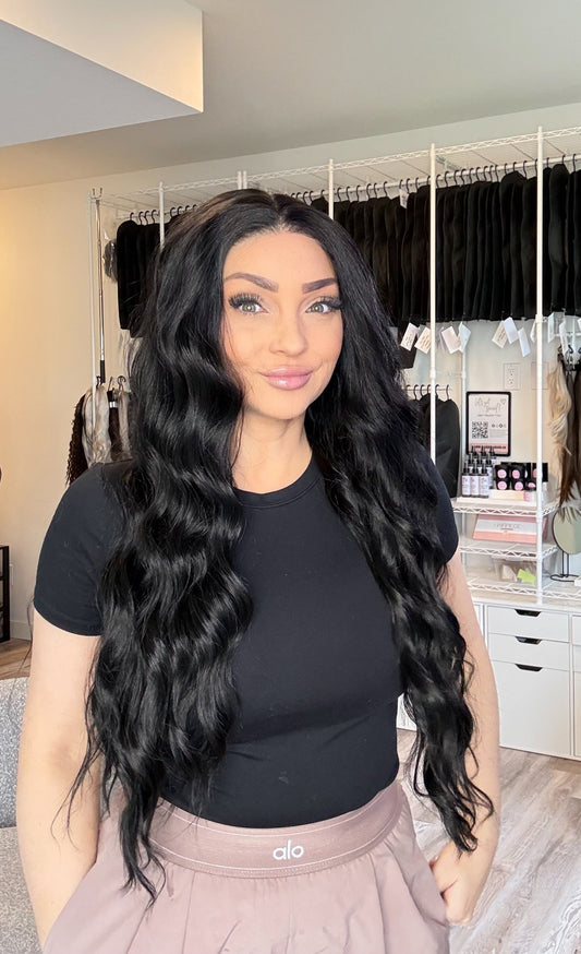 Indigo | 13x6 Lace Front Wig | 30” | Jet Black