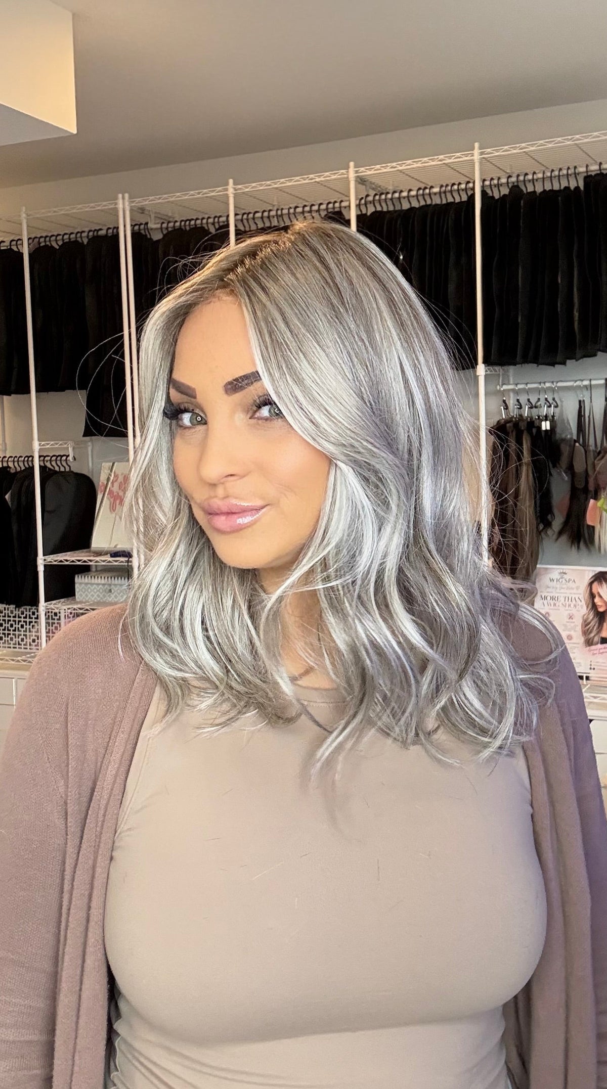 Sylvie Blonde Monofilament Wig | Synthetic Wig Canada