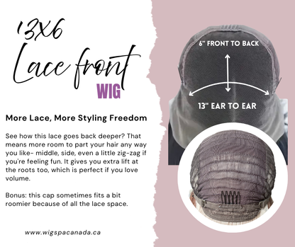 Morgan – 13x6 Lace Front Wig | 28” | Soft Black image 6