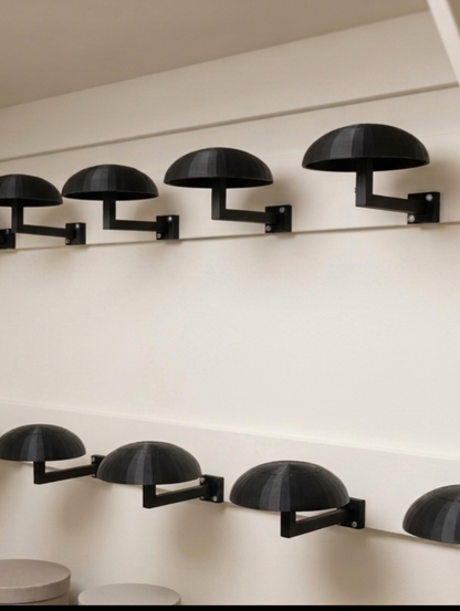 3D Printed Wall-Mounted Wig Stand