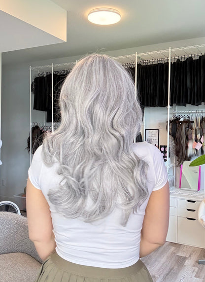 Silver Fox | Non-Lace Wig | Silver Grey | Heat Safe Synthetic