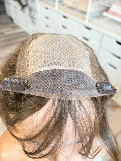 RILEY | 6×6 Monofilament Topper | Heat-Safe | Ready-to-Wear Hair Topper