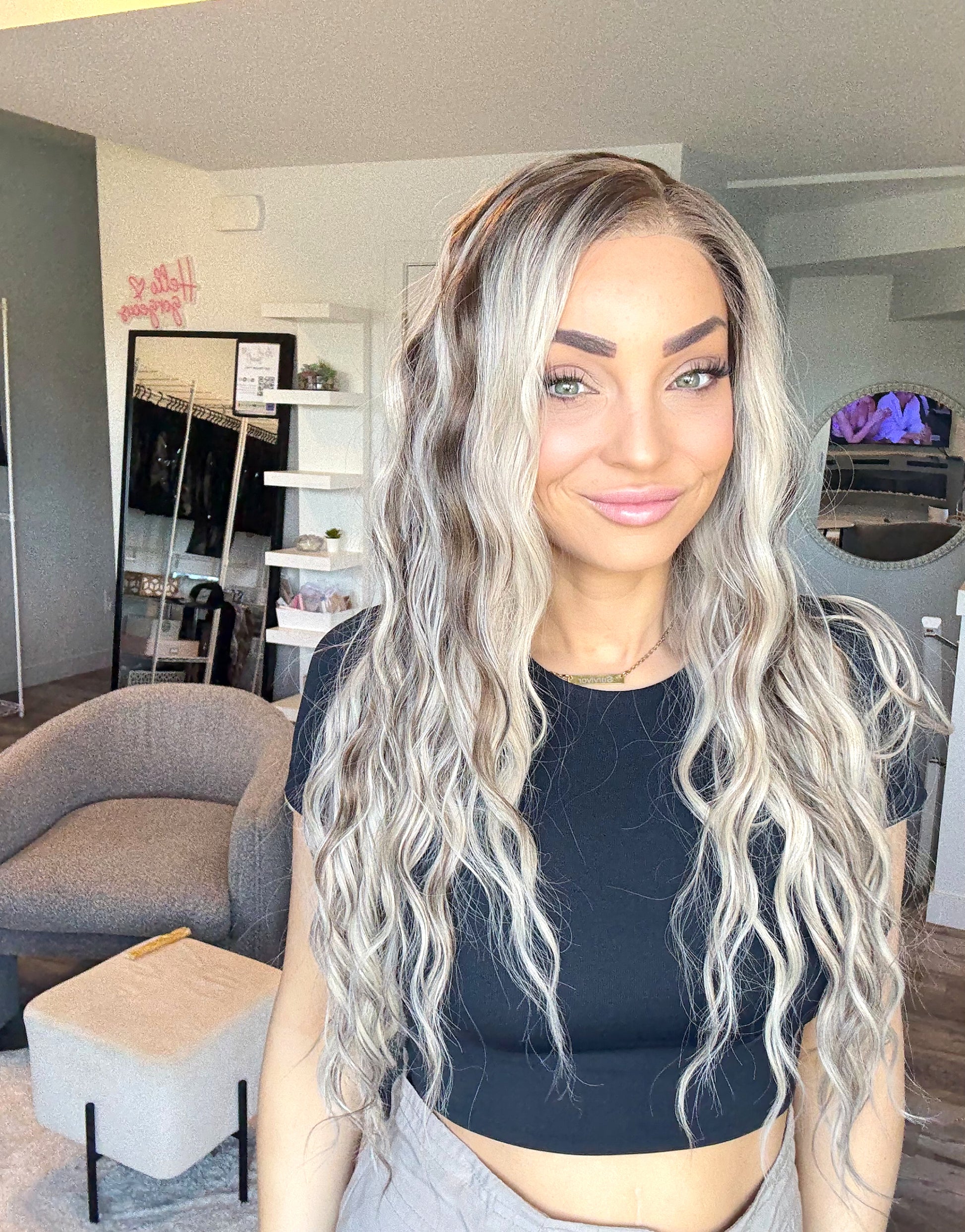 Chelsea – 13x6 Lace Front Wig | 28” | Blonde & Brown Mix image 4