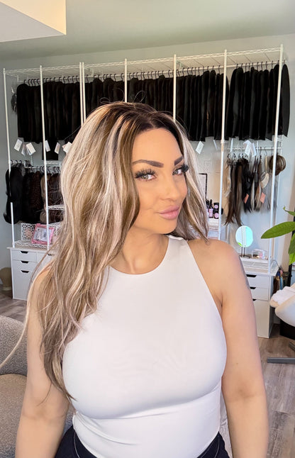 Madison Blush | 13×6 Transparent French Lace Wig | One-of-One