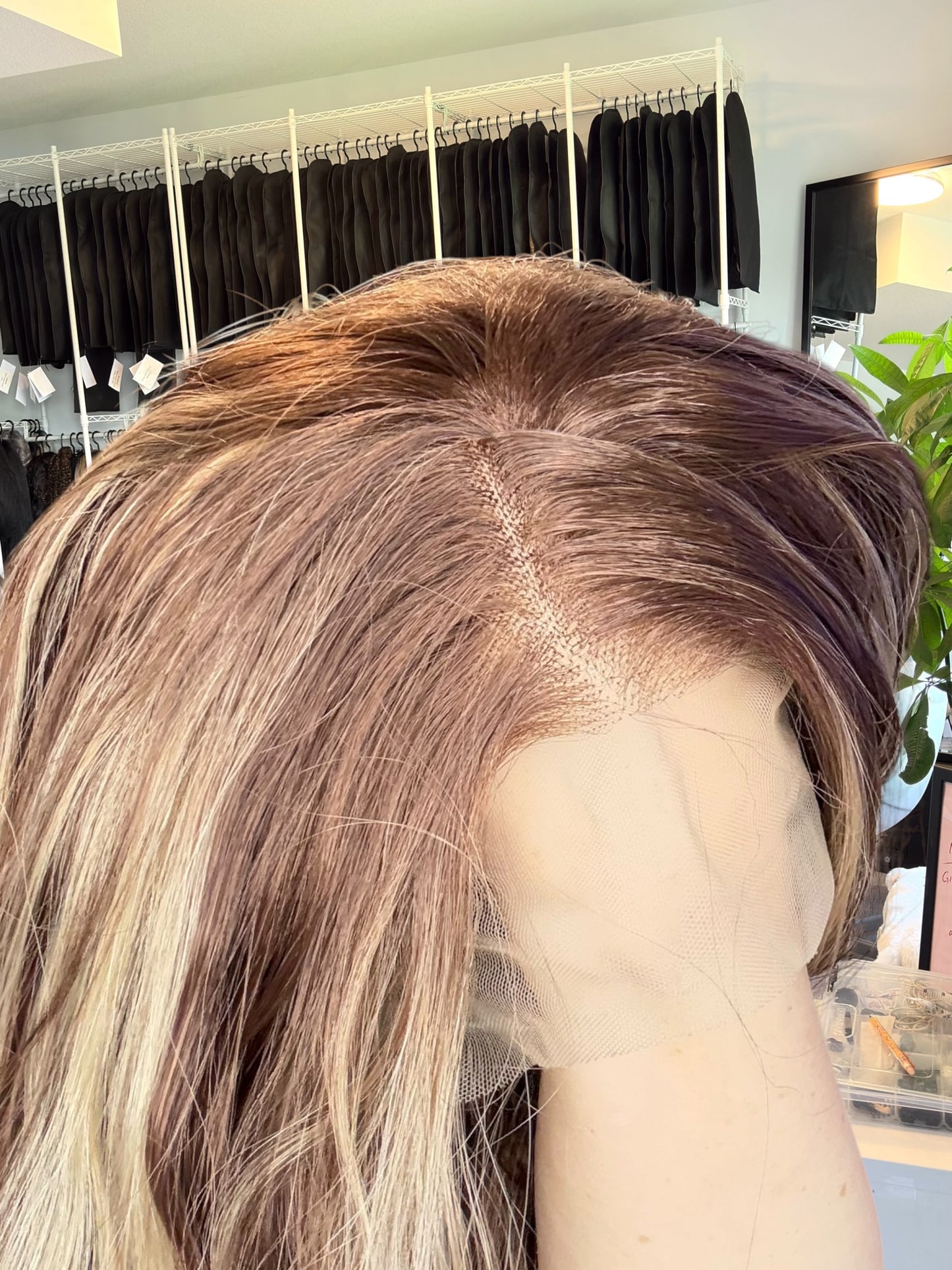 Maple Sugar | 13×3 Transparent French Lace Wig | 31” | Heat Safe Synthetic