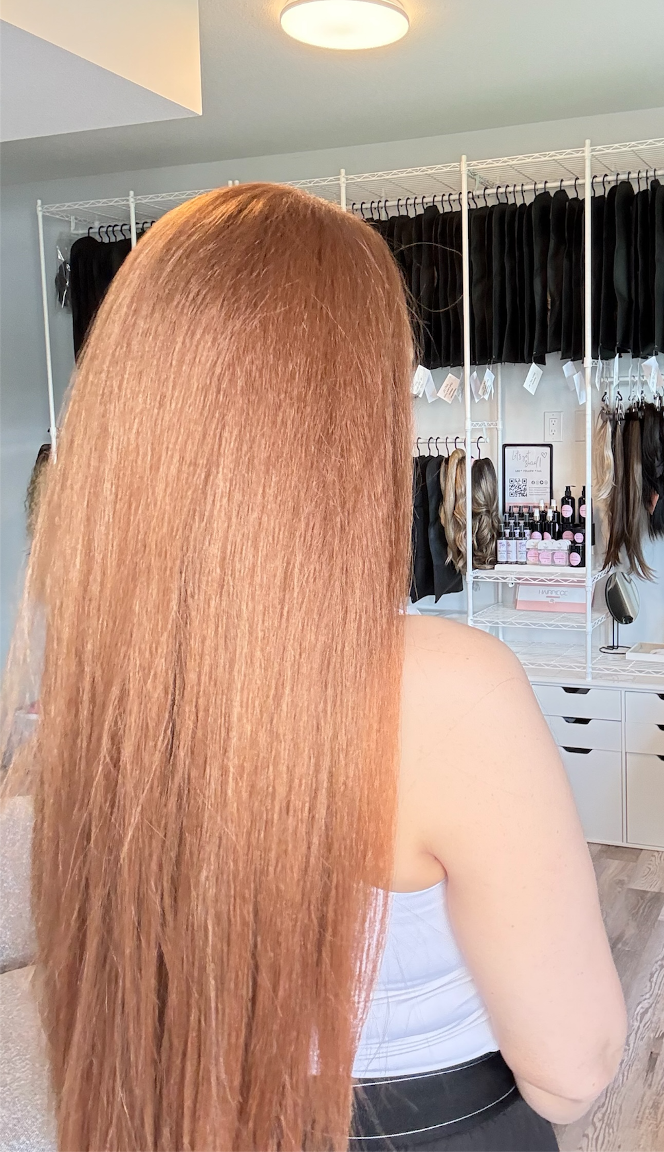 Copper Kiss | Kinky Yaki Headband Wig | 30”