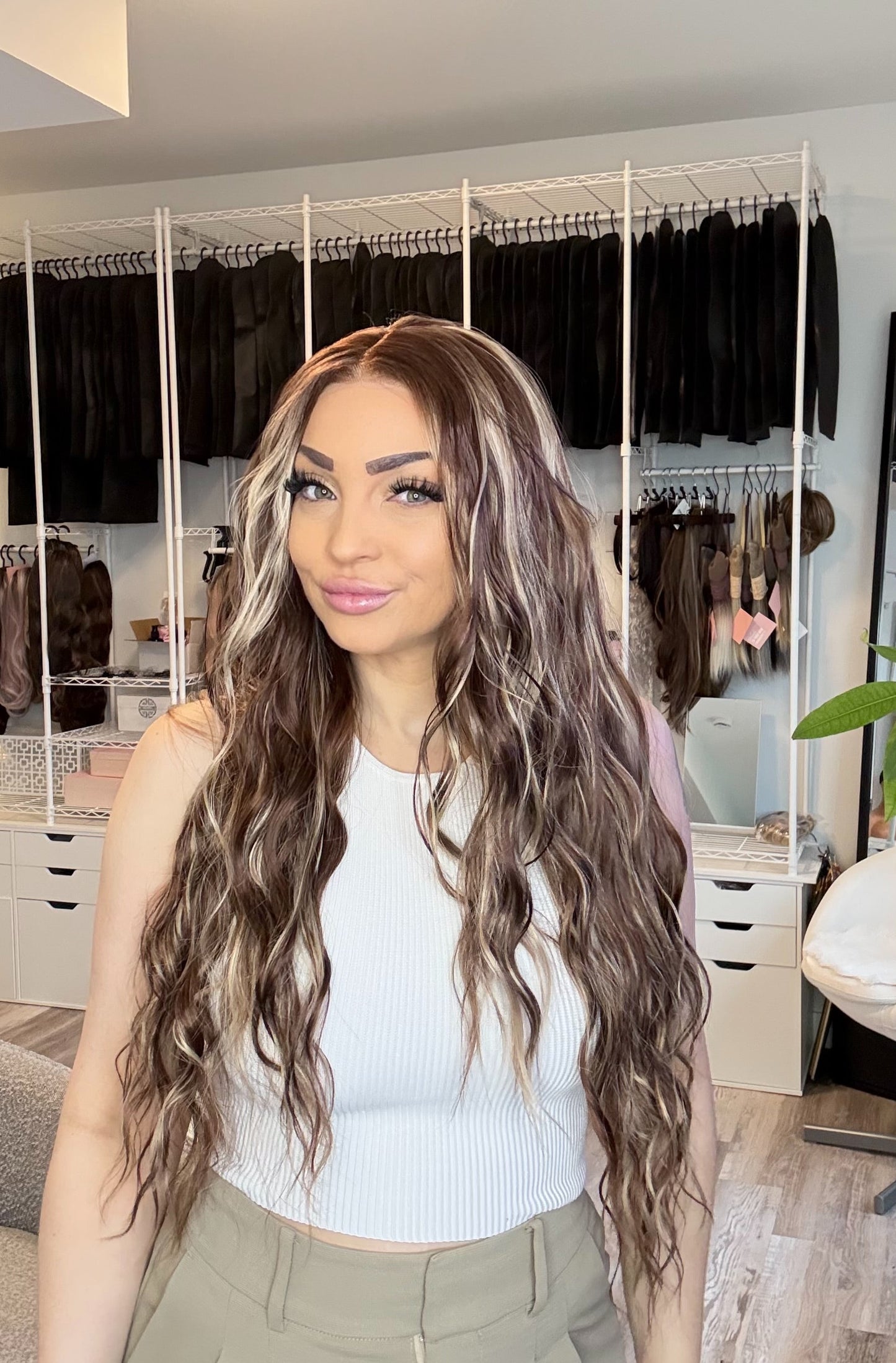 Maple Sugar | 13×3 Transparent French Lace Wig | 31” | Heat Safe Synthetic