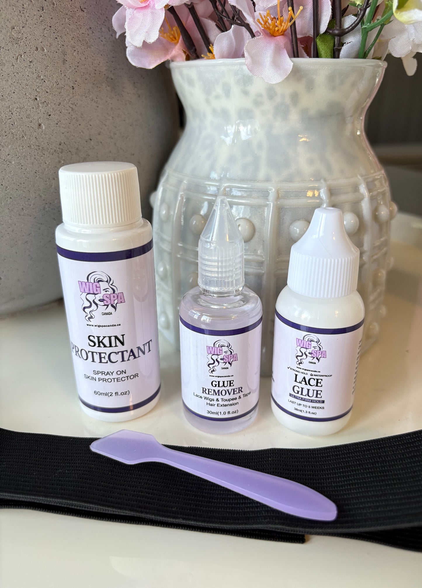 Adhesive Essentials Kit | Wig Glue + Remover + Scalp Protector + Wig Band image 1