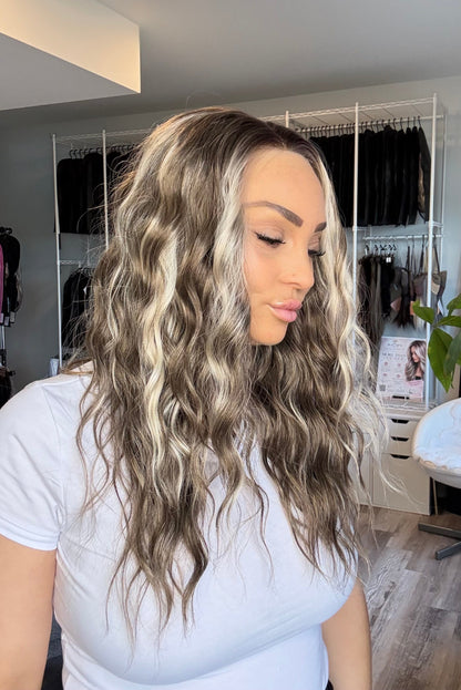 Santana IMH-1 | 21” Wavy 13×4 Transparent Lace Front Wig