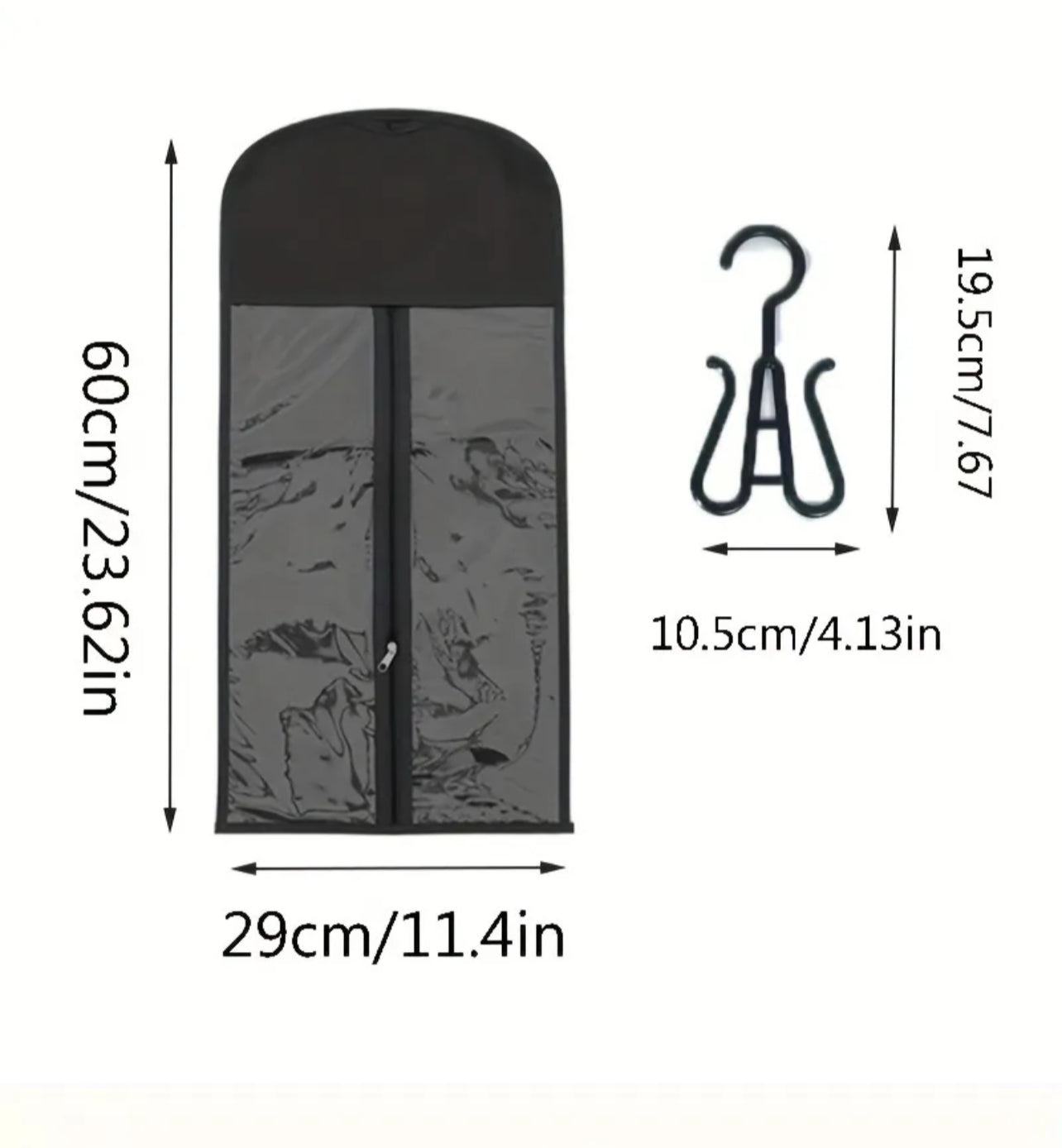 Storage/Travel Wig Bag & Hanger image 5