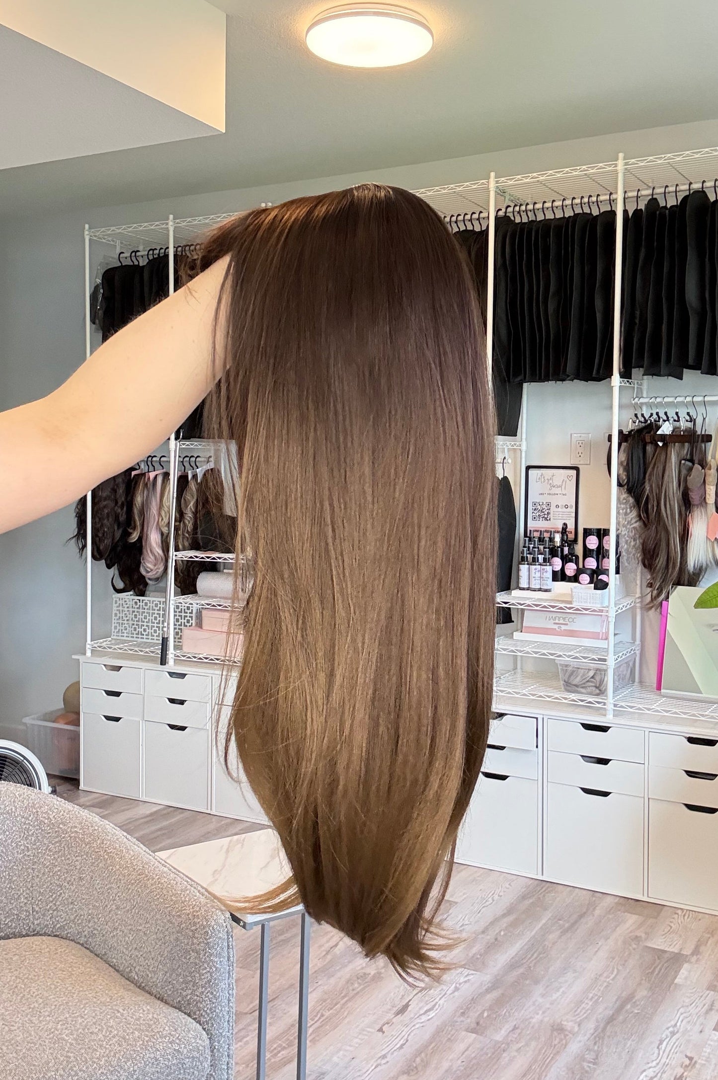 Eliana | Non-Lace Wig | Rich Chocolate Brown | Heat-Safe Synthetic