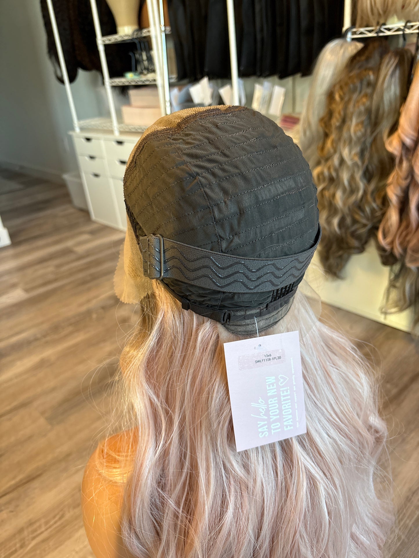 Rosalie -13x6 Swiss Lace Front Wig | 23” | Blush Blonde Melt