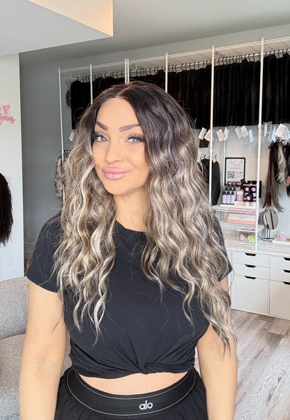 Brianna -13x6 Swiss Lace Front Wig | 24” | Dimensional Blonde Blend
