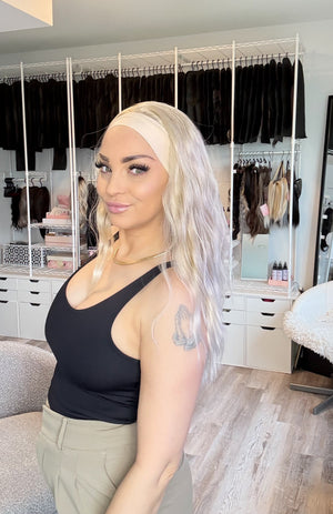 Lucy Headband Wig | Heat-Safe Synthetic | Wig Spa Canada