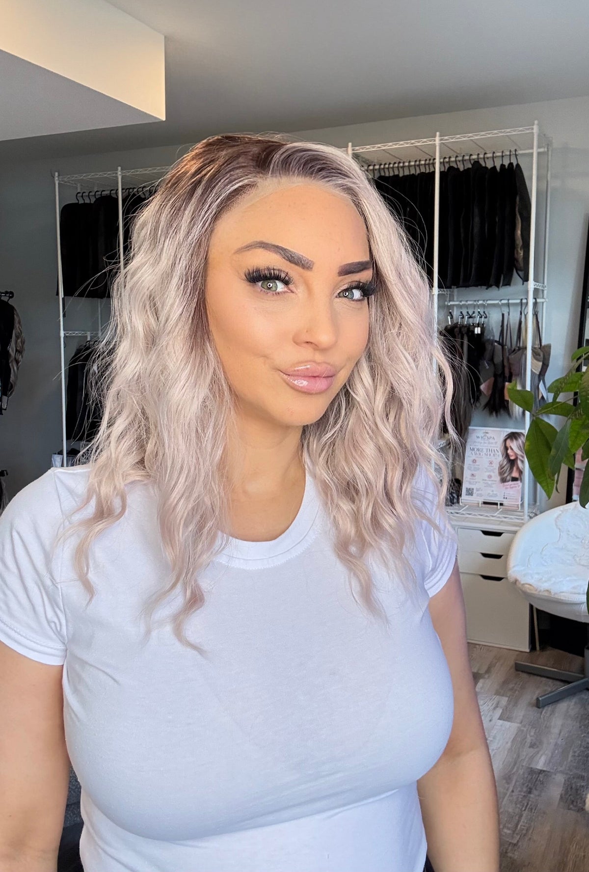 Cloud 9 - IMH-2 | 18” Scandinavian Hairline 13×4 Transparent Lace Front Wig