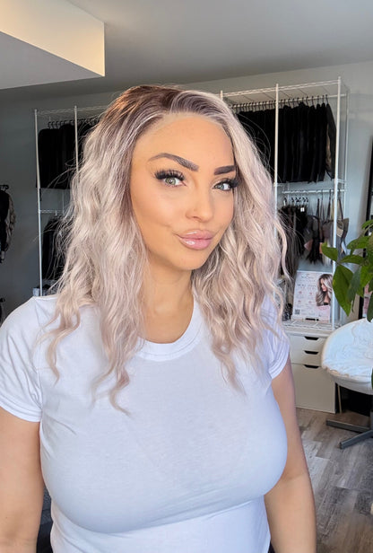 Cloud 9 - IMH-2 | 18” Scandinavian Hairline 13×4 Transparent Lace Front Wig