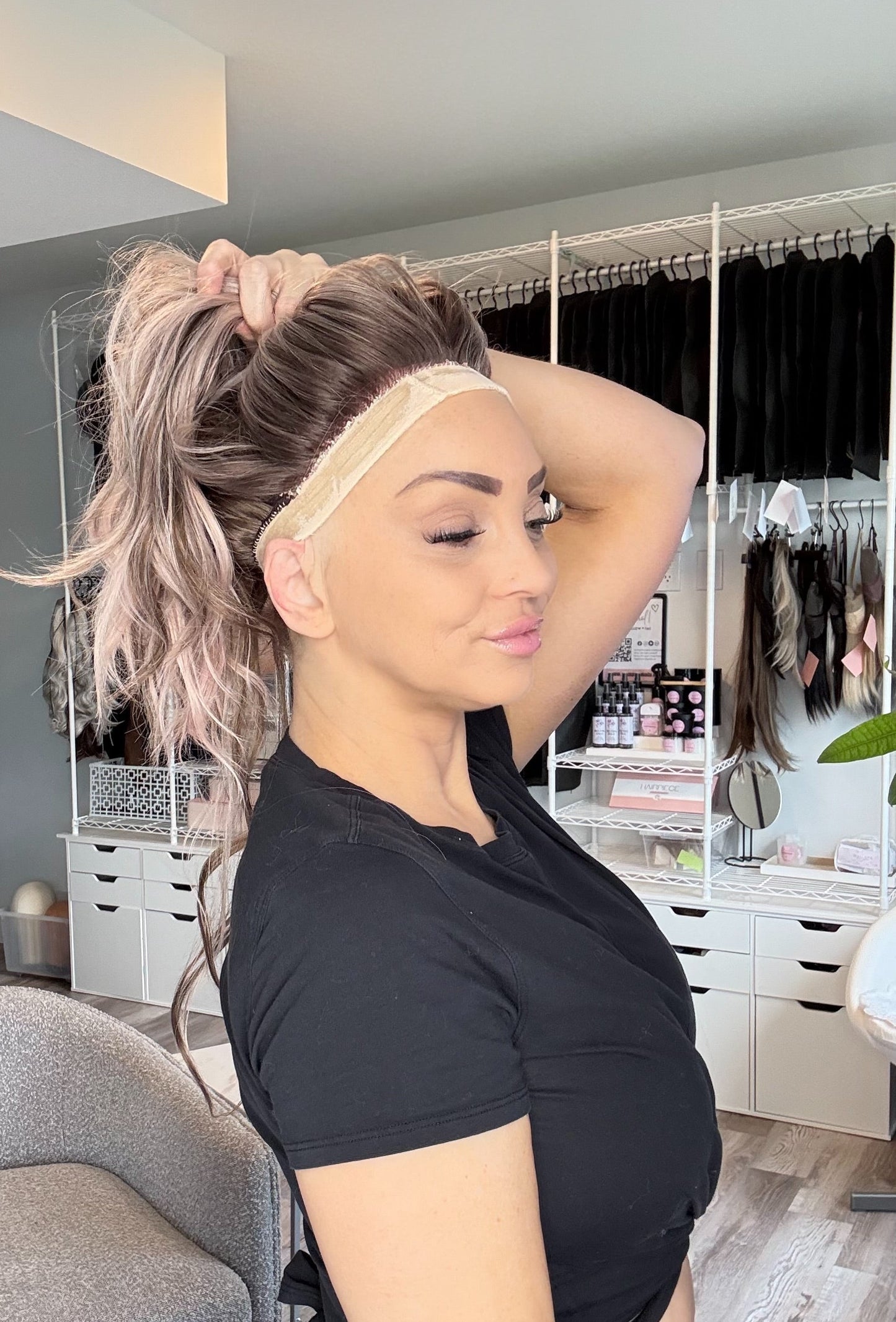 Wig to Ponytail Headband Wig Conversion | Custom Add-On Service + Handcrafted Silicone Grip