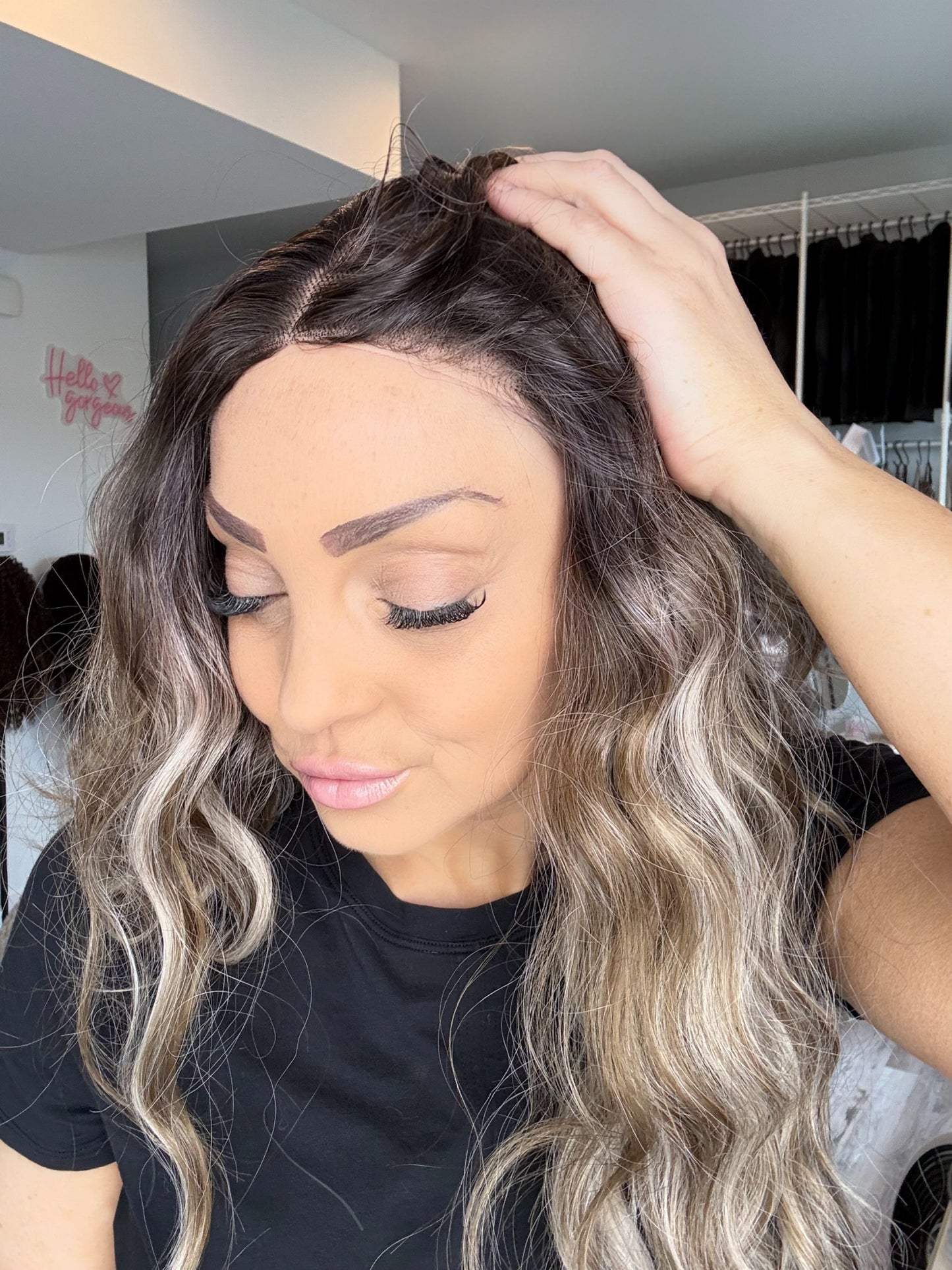 Brianna -13x6 Swiss Lace Front Wig | 24” | Dimensional Blonde Blend