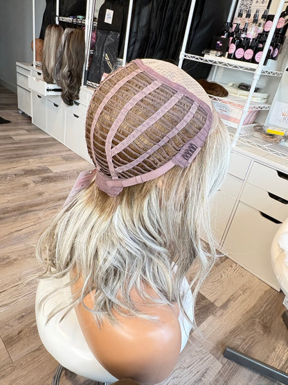 Sylvie Blonde Monofilament Wig | Synthetic Wig Canada