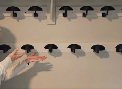 3D Printed Wall-Mounted Wig Stand