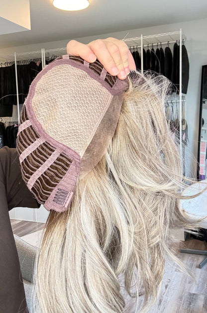 Sylvie Blonde Monofilament Wig | Synthetic Wig Canada
