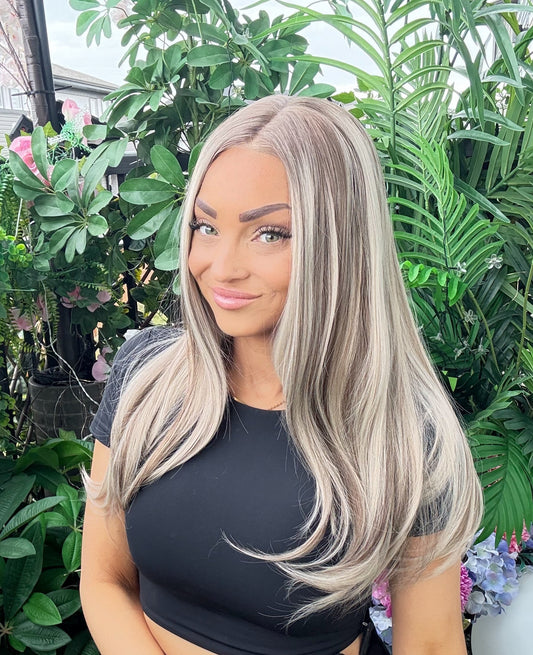 Blonde Straight Lace Front Wig