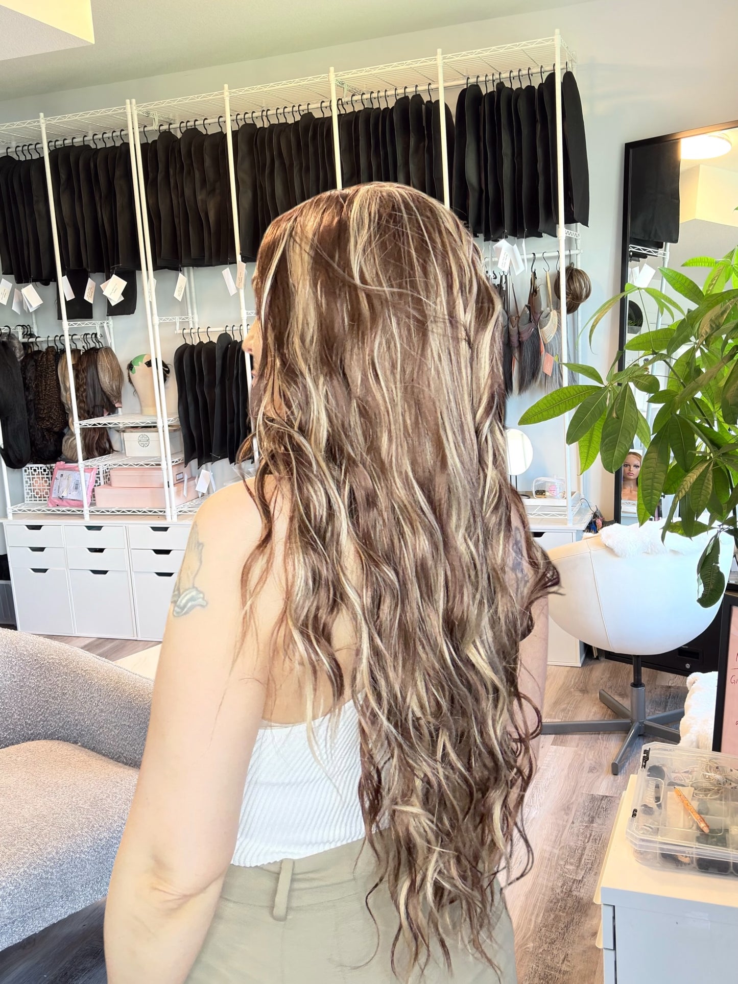 Maple Sugar | 13×3 Transparent French Lace Wig | 31” | Heat Safe Synthetic