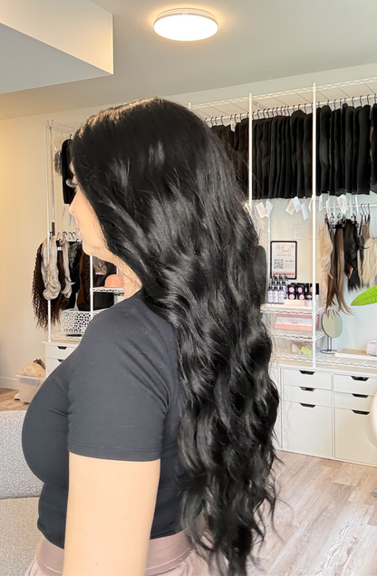 Indigo | 13x6 Lace Front Wig | 30” | Jet Black