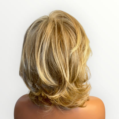Style 26 – Wig Vault | Embrace by Raquel Welch | Open Wefted | 14” | Dark Blonde with Highlights