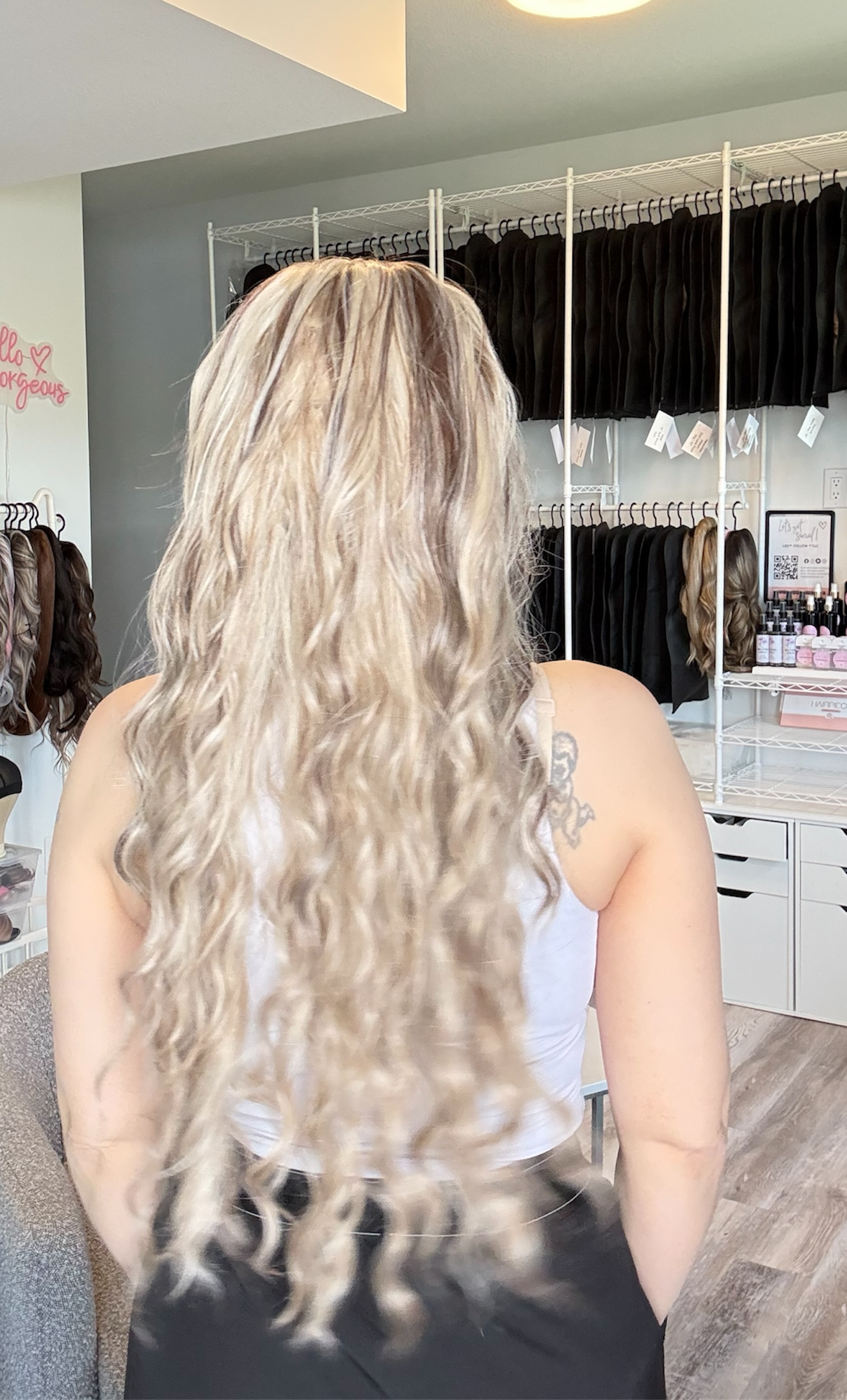 Rosie | Blonde & Brunette Blend | 13x6 Lace Front Wig | Customizable Length
