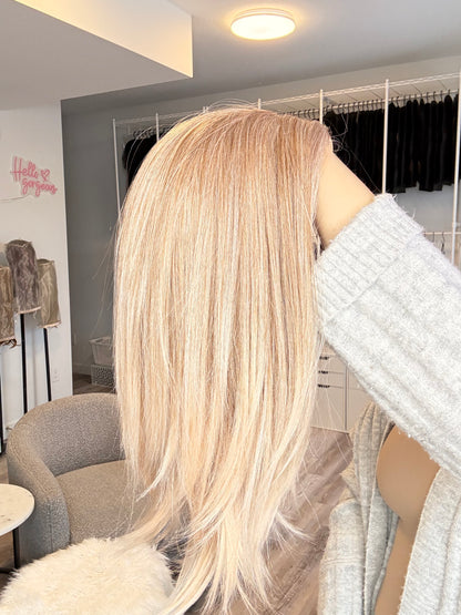 Jessie– 13x6 Lace Front Wig | 18” | Cool Beige Ash Blonde
